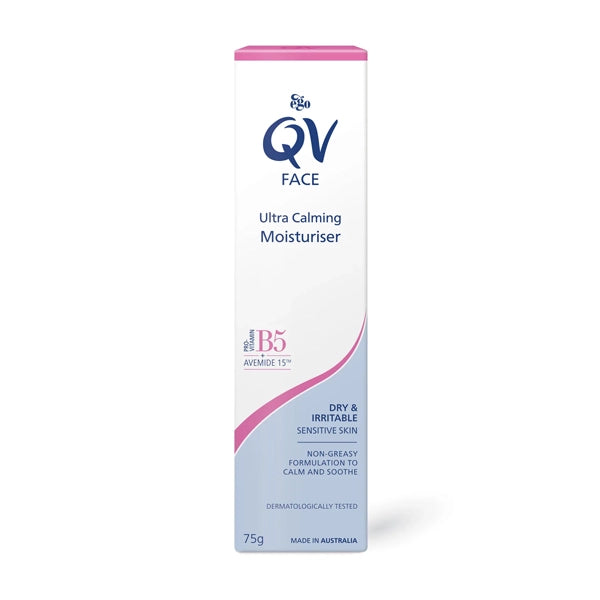 Qv Face Ultra Calming Moisturiser 75gm (12117)