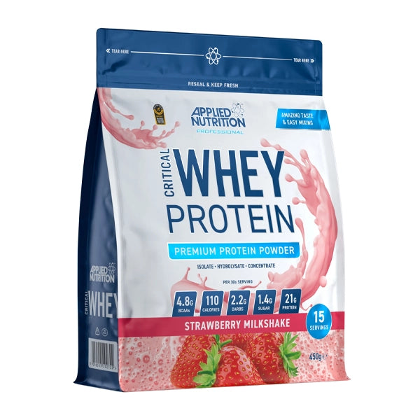 Applied Nutrition Critical Whey 450gm Strawberry - Muscle Growth - Applied Nutrition