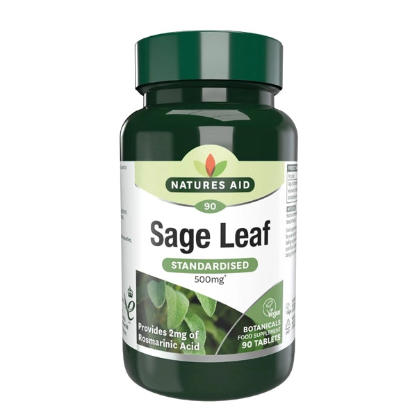 Natures Aid Sage Leaf 500mg Tab 90's