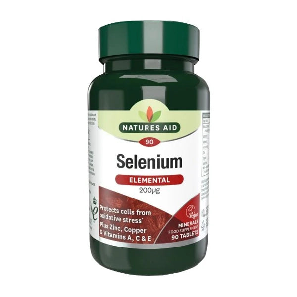 Natures Aid Selenium 200mcg Elemental Tab 90's