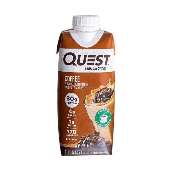 Quest Nutrition Protein Shake Coffee 325ml - Protein Shake - Quest Nutrition