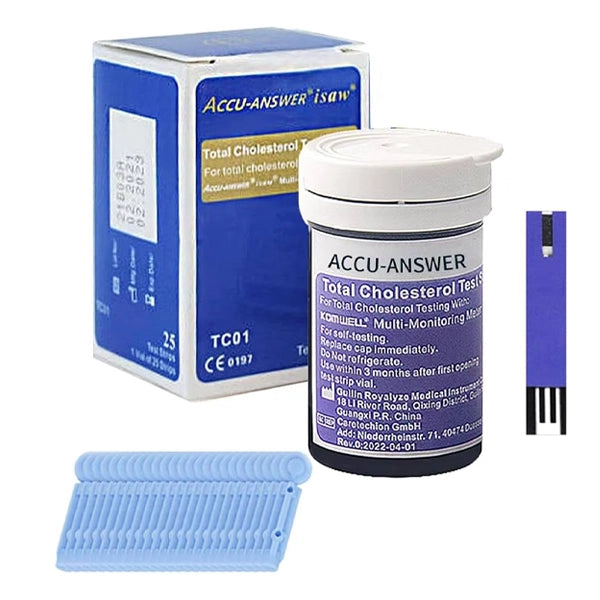 Accuanswer T Cholestrol Test Strips 25's
