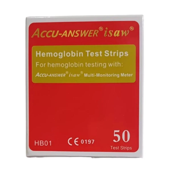 Accuanswer Hemoglobin Test Strips 50's