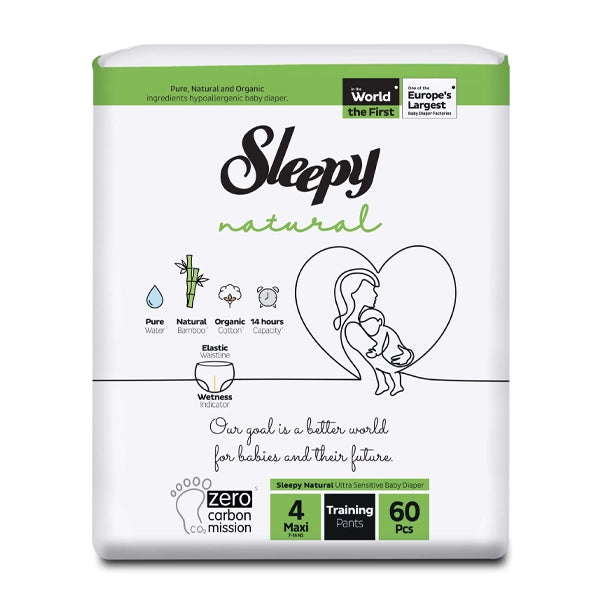 Sleepy Natural Pants No. 4 60's Diapers (64923)