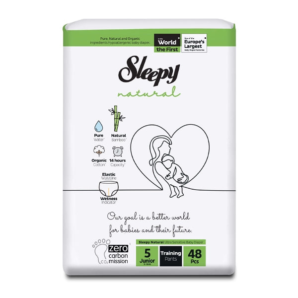 Sleepy Natural Pants No. 5 48's Diapers (64947)
