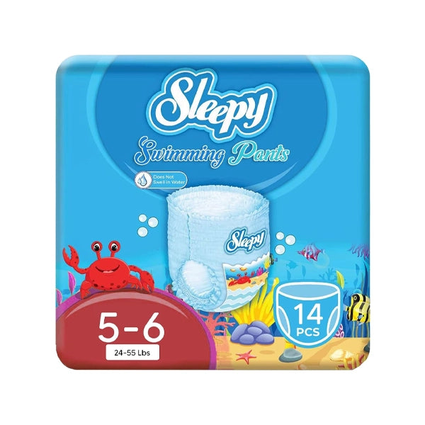 Sleepy Swimming Pants Size 5-6 14's Diapers (65005)