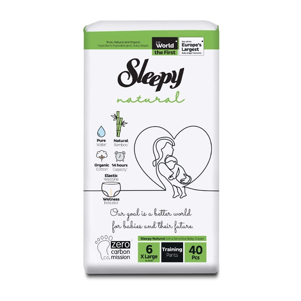 Sleepy Natural Pants No. 6 40's Diapers (64961)