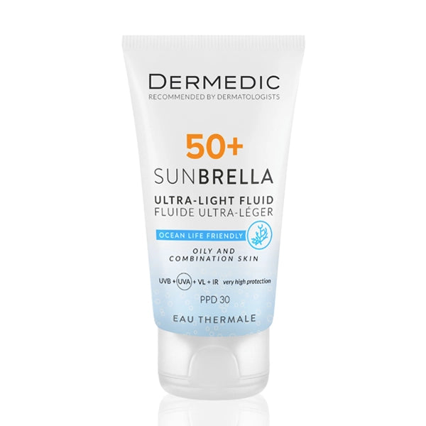 Dermedic Sunbrella Ultra-light Spf 50+ Fluid Oily And Combination Skin, 40 Ml