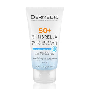 Dermedic Sunbrella Ultra-light Spf 50+ Fluid Oily And Combination Skin, 40 Ml