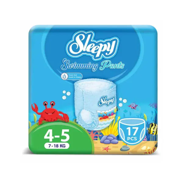 Sleepy Swimming Pants Size 4-5 17's Diapers