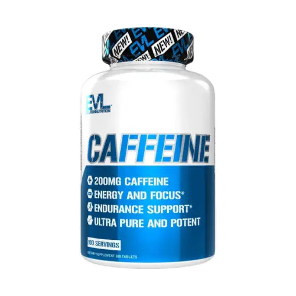 Evl Caffeine Tablets 100's - energy - Evlution nutrition