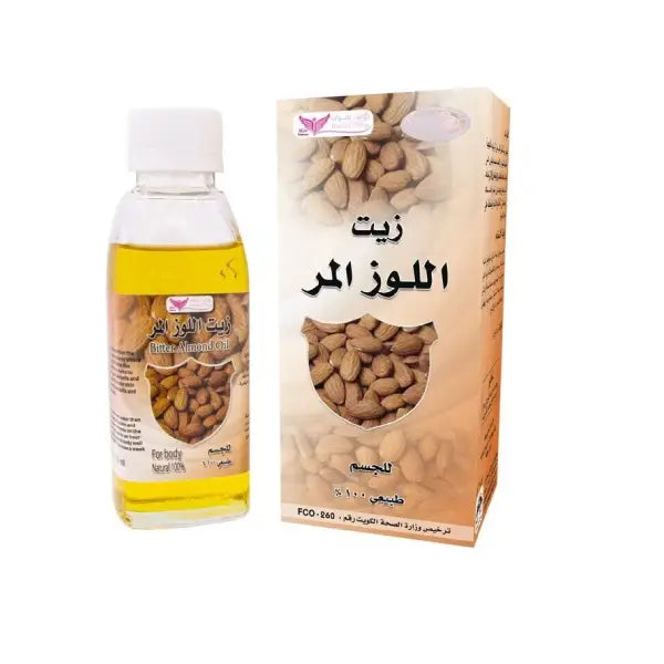 Kuwait Shop Bitter Almond Oil For Skin And Hair 125ml