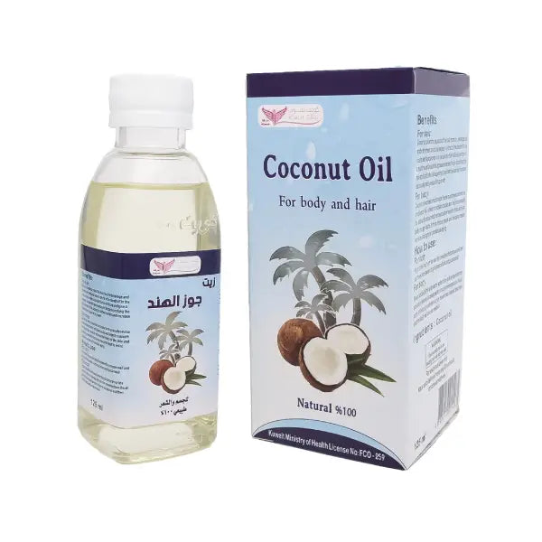 Kuwait Shop Coconut Oil For Hair And Body 125ml
