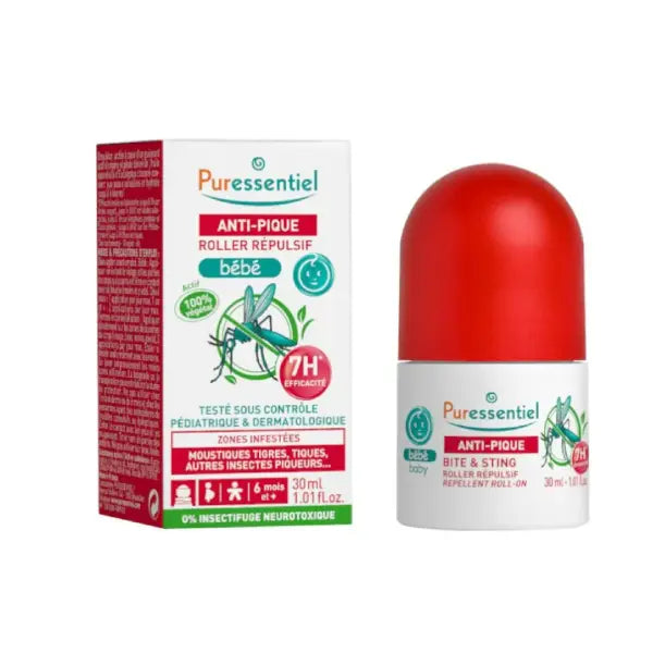 Puressentiel Bite &amp; Sting Replellent Roll On Baby 30ml