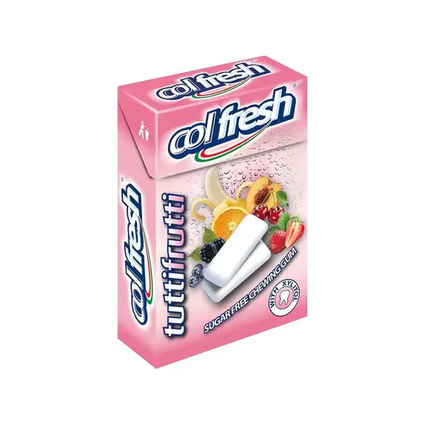 col-fresh tutti frutti chewing gum 21gm