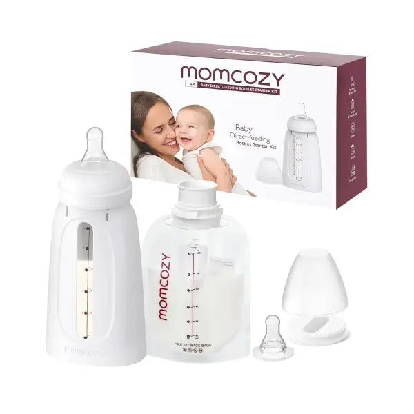 Momcozy Portable Disposable Baby Bottle Kit For Travel 6oz