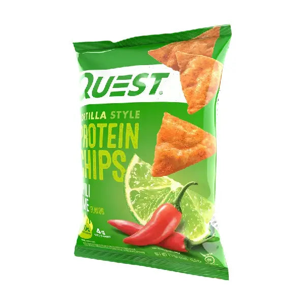 Quest Nutrition protein tortilla chips chilli lime 32gm - snack - Quest Nutrition