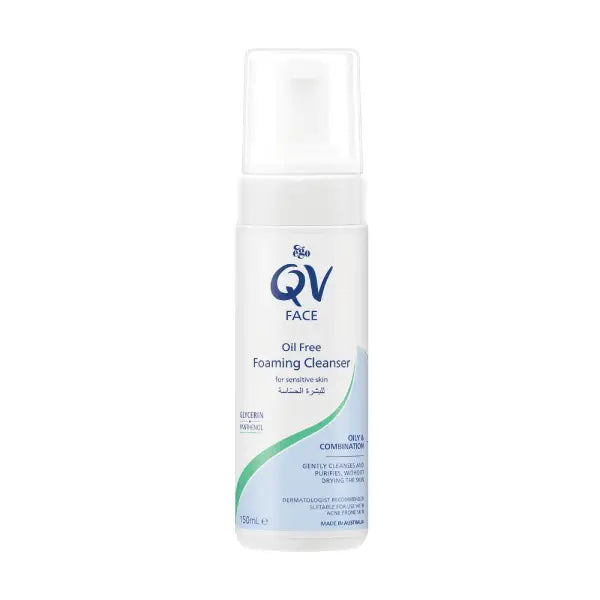 qv face oily comb foam cleanser 150ml