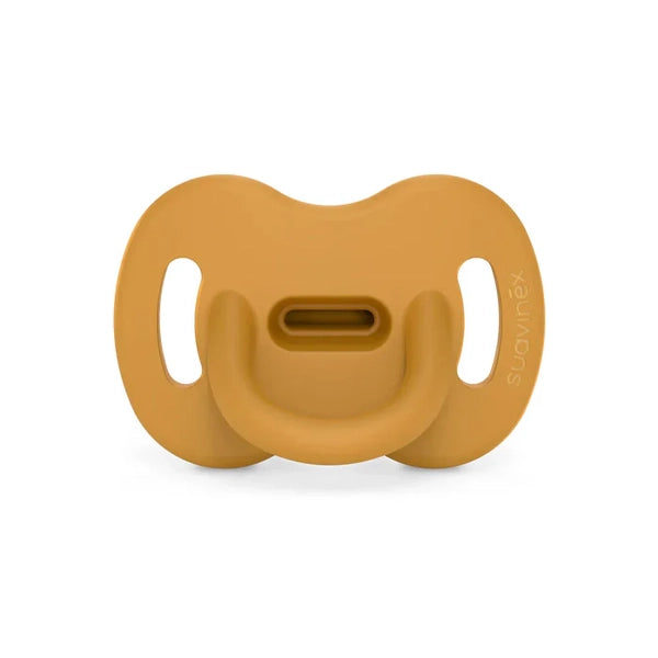 suavinex soft smoothie soother all silicone 6-18m mustard