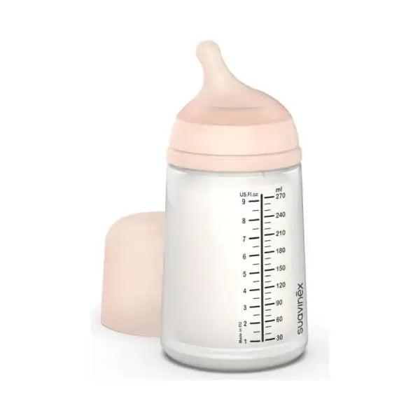 suavinex zero anti-colic bottle +0m flow silicone 270ml 