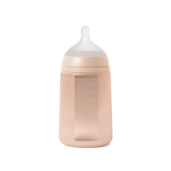 suavinex silicone anti-colic bottle 240ml nude 