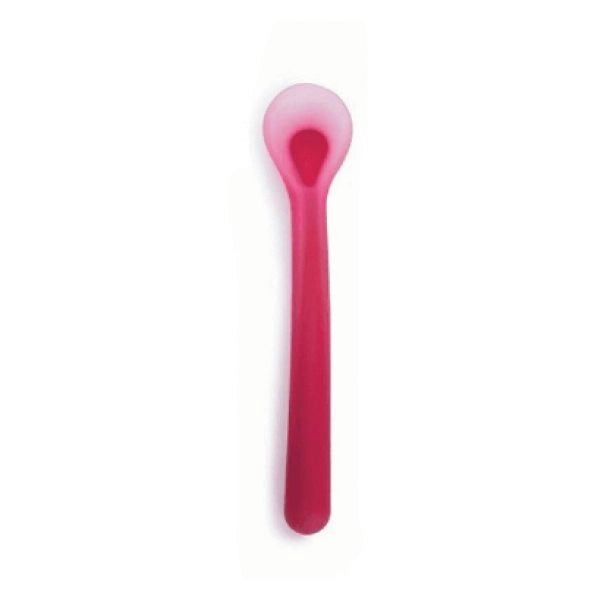 suavinex silicone spoon +4m brick red