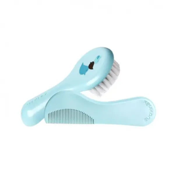 suavinex brush comb set 2pcs blue 
