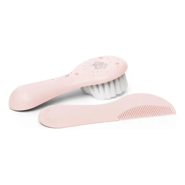 suavinex brush comb set 2pcs pink 