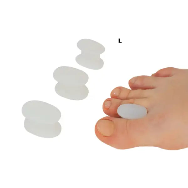 variteks silicone toe spreaders (l) 