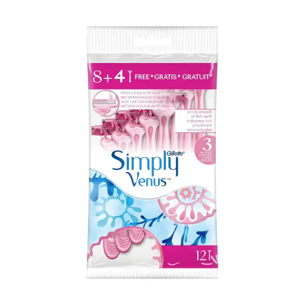 gillette fp simply venus 3 bag 8+4