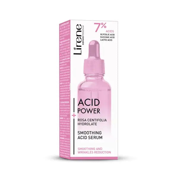 lirene acid power smoothing acid serum rosa 30ml
