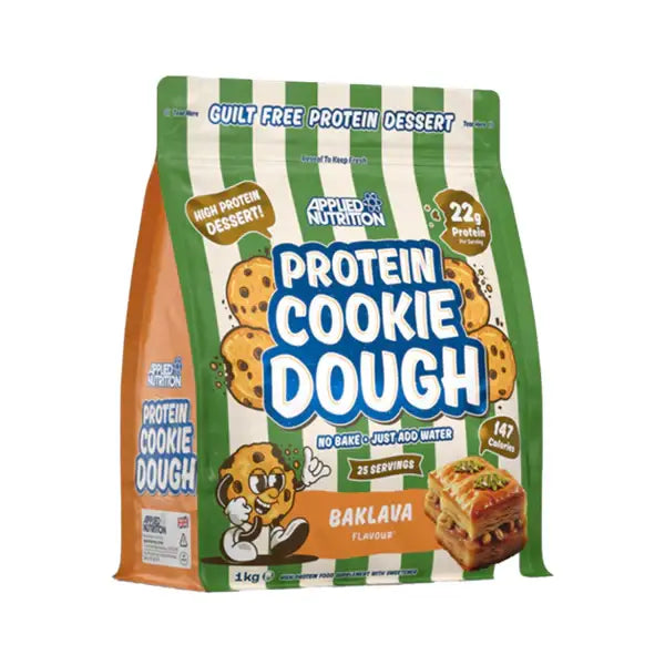 applied nutrition protein cookie dough 1kg baklava - protein - Applied Nutrition