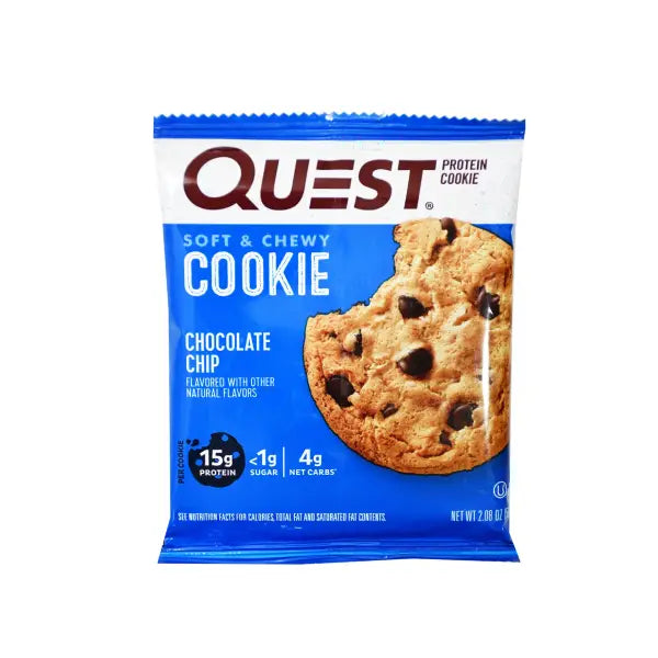 Quest Nutrition protein cookie chocolate chip 59gm (011) - protein - Quest Nutrition
