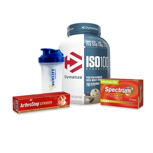 dymatize iso 100% cookies &amp;amp; cream+spectrum tab+arthrostop cream+shaker 600ml (promo) - wellness - Dymatize