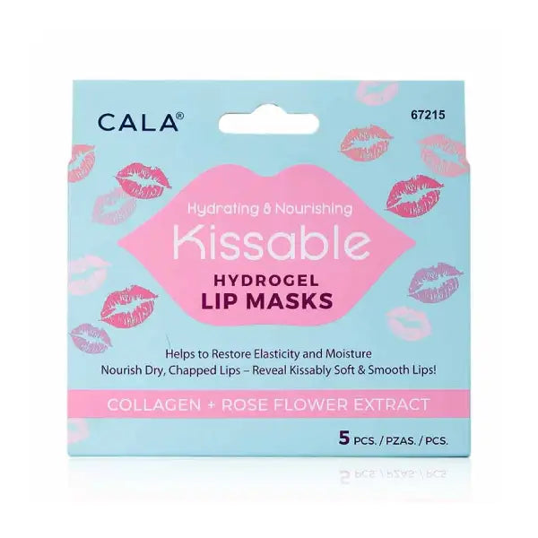 cala kissable hydrogel lip masks 5's/pkt