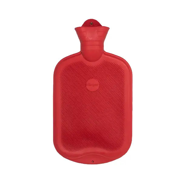 sanger-warm flasche h/water bag both side ribbed red