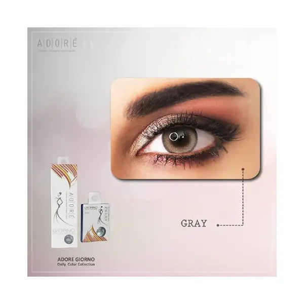 adore giorno daily color lenses 2's gray