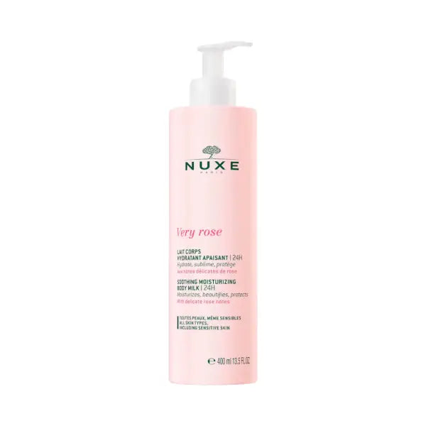 nuxe very rose body milk 400ml 