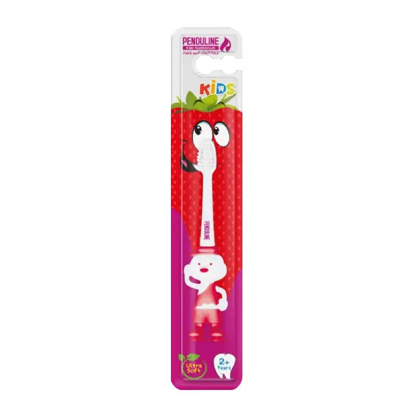 penduline kids red toothbrush boy extreme soft hair 