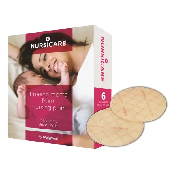 polymem nursicare therapeutic breast pads 6's 