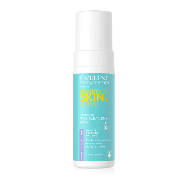 eveline perfect skin acne face cleansing foam 150ml