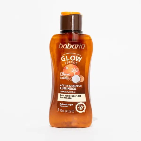 babaria glow effect tanning oil gel 200ml