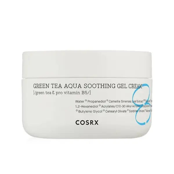 cosrx hydrium green tea aqua soothing gel cream