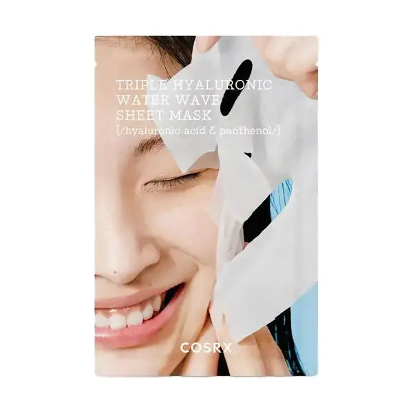 cosrx hydrium triple hyaluronic water wave sheet mask