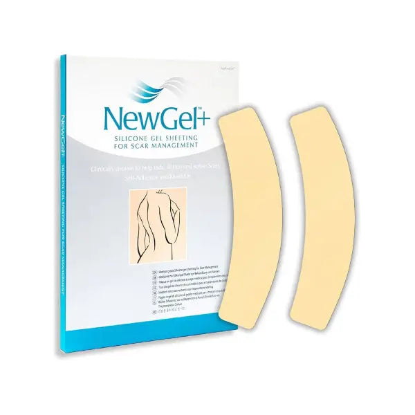 newgel+beige silicone abdomen sheet 5.1x20.3cm 1's