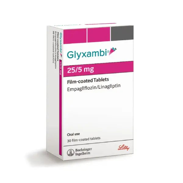 glyxambi 25mg/5gm tab 30's