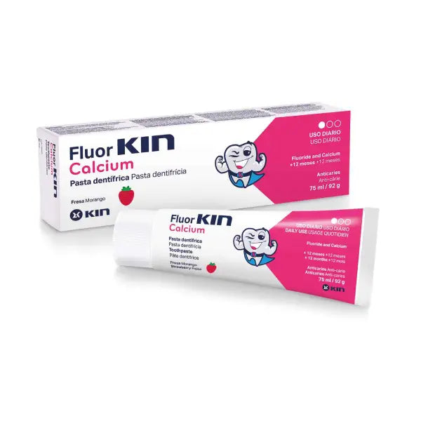kin fluorkin calcium toothpaste 75ml