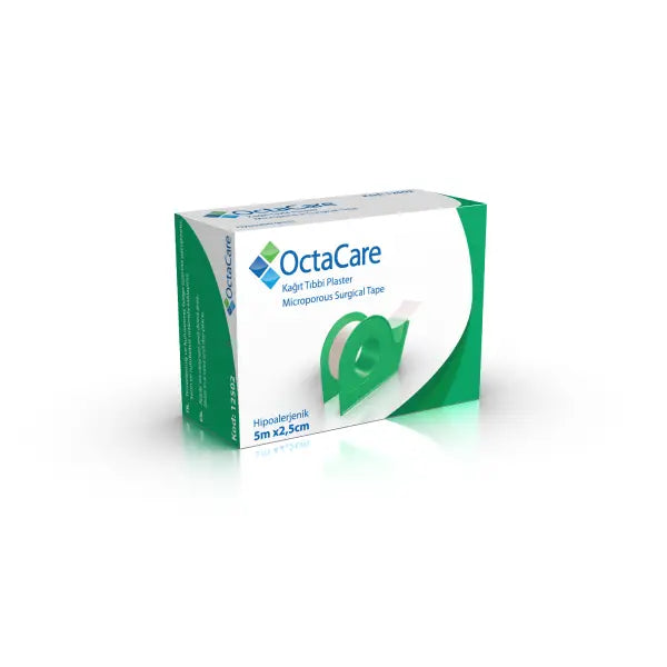 Octacare microporous surgical tape 2.5cmx5m 1's