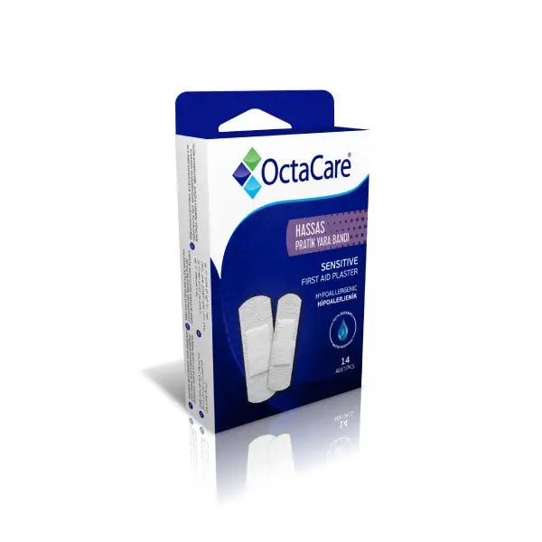 Octacare sensitive first aid plaster 14's