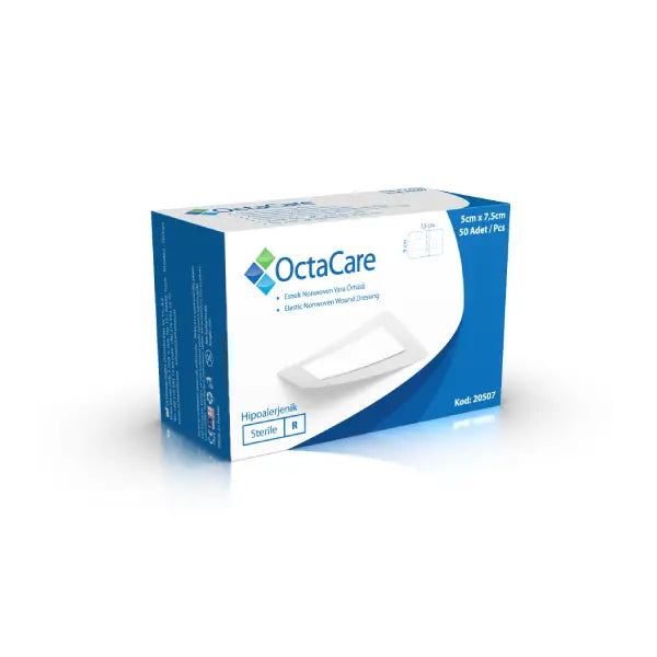 Octacare sterile wound dressing 5cmx7.5cm 50's